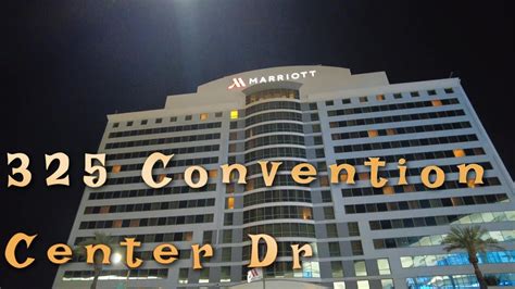 marriott 325 convention center drive There are no notable tourist attractions within walking distance of the hotel, though it only takes a short drive or a free shuttle